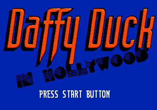 Заставка игры Daffy Duck in Hollywood